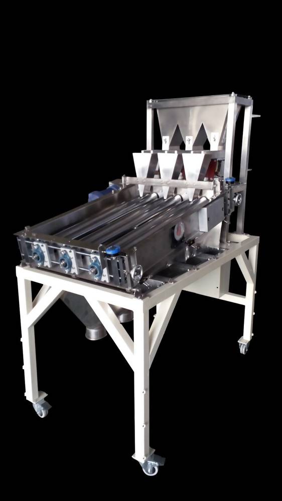 三軸滾筒式尺寸篩選機