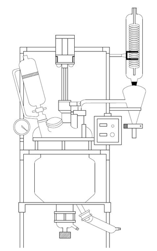 單層玻璃反應槽