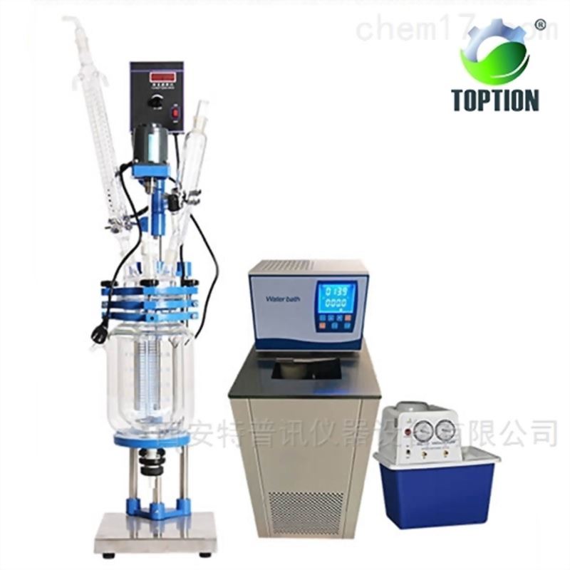 1-5L實驗室玻璃夾套反應釜