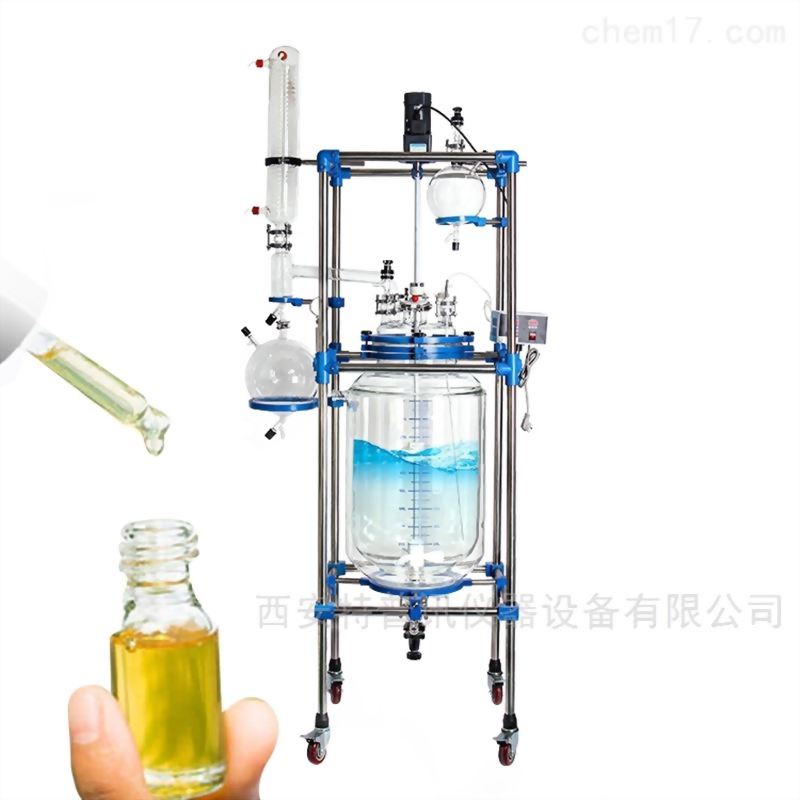 西安訂製玻璃反應釜1