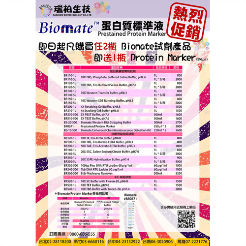 Have 250uL Protein Marker for FREE!