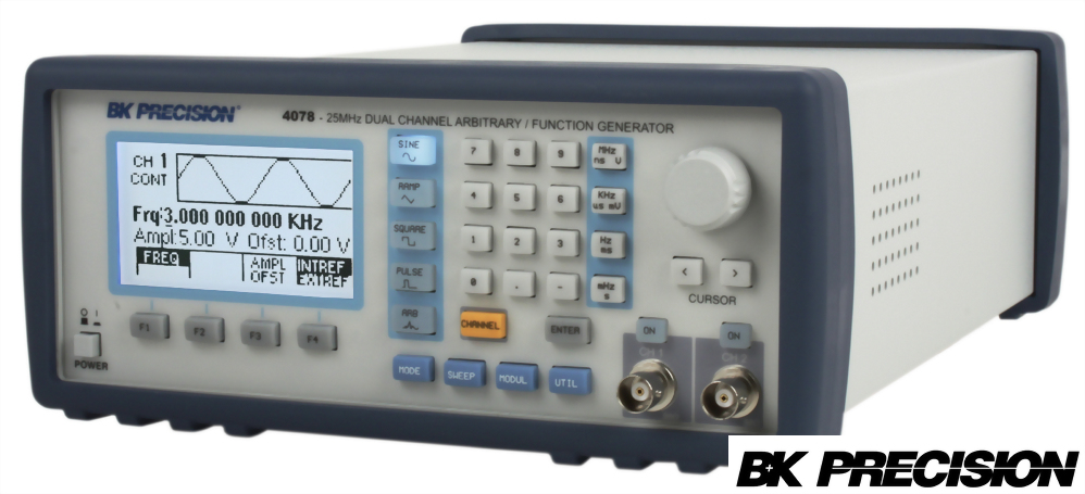 4078C 30MHz 雙通道函數波/任意波形產生器(Dual Channel Function/Arbitrary Waveform Generator)