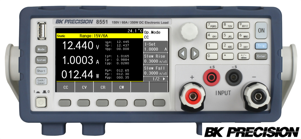 8551 150V/60A/350W 可程式直流電子負載Programmable DC Electronic Load