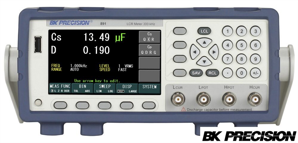 891 桌上型精密LCR電表(20Hz~300kHz )