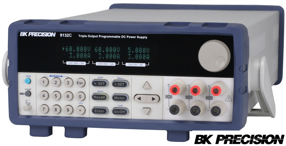 三組獨立輸出可程式直流電源供應器(30V/3A*2CH，5V/3A*1CH)