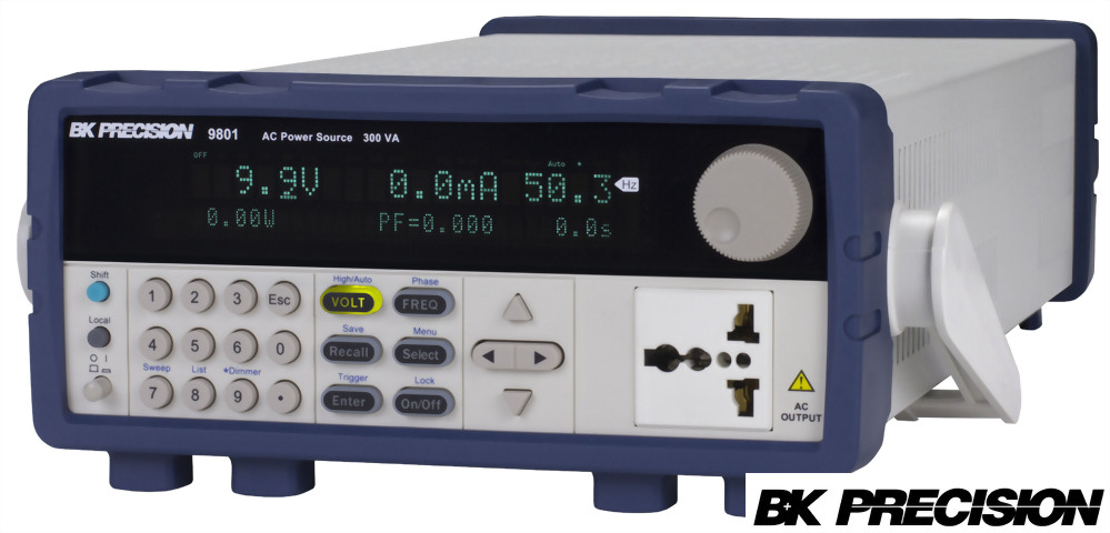 9801 300V/3A/300VA可程式交流電源供應器(Programmable AC Power Source)