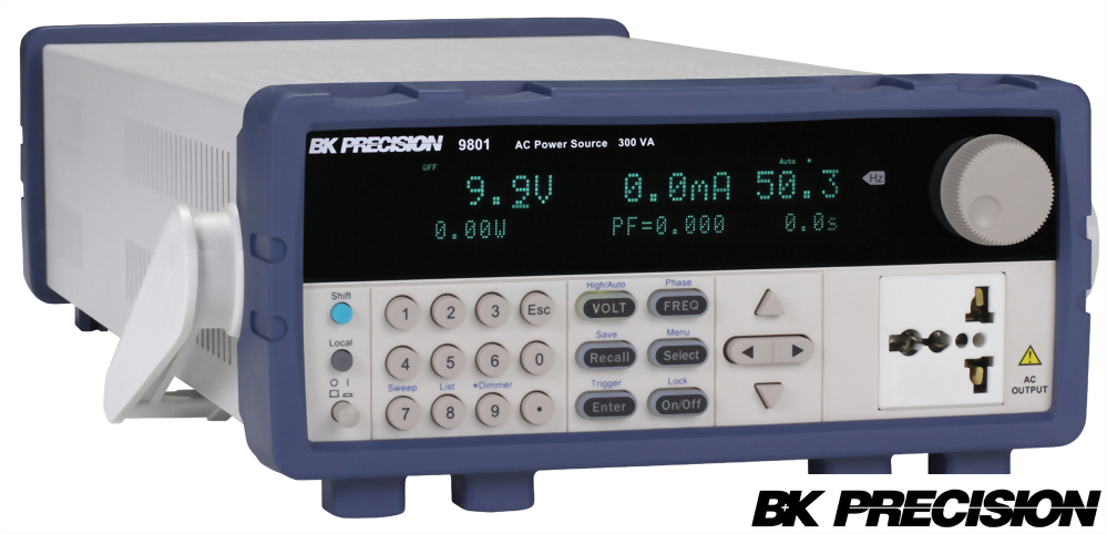 9801 300V/3A/300VA可程式交流電源供應器(Programmable AC Power Source)