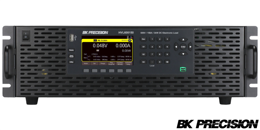 高電壓可程式直流電子負載(600V/150A/3000W)