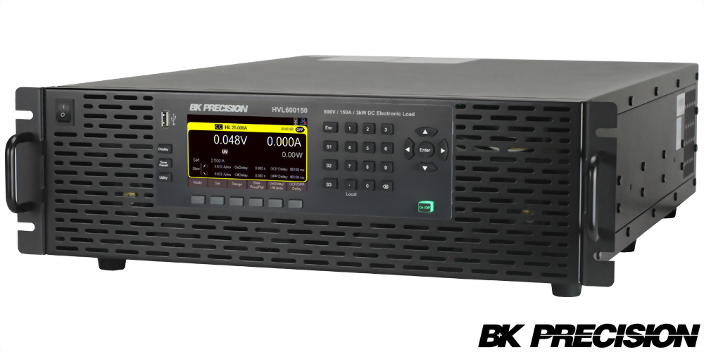 高電壓可程式直流電子負載(1000V/25A/3000W)