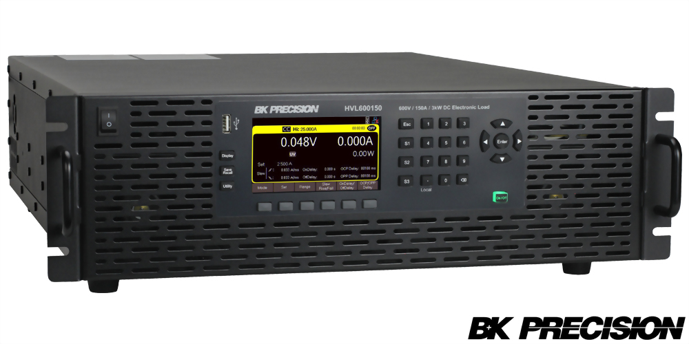 高電壓可程式直流電子負載(1000V/25A/3000W)