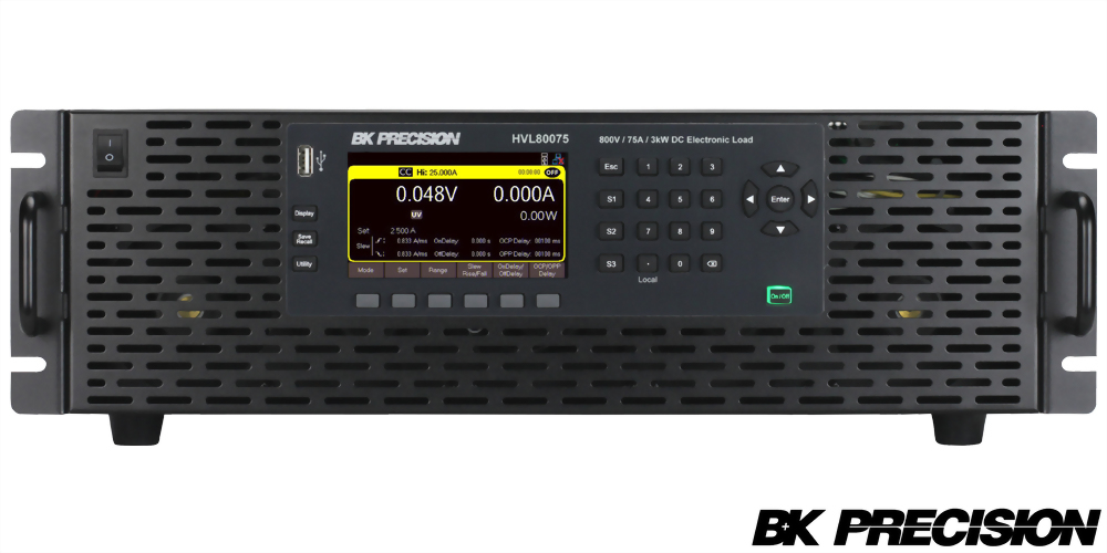 高電壓可程式直流電子負載(800V/75A/3000W)
