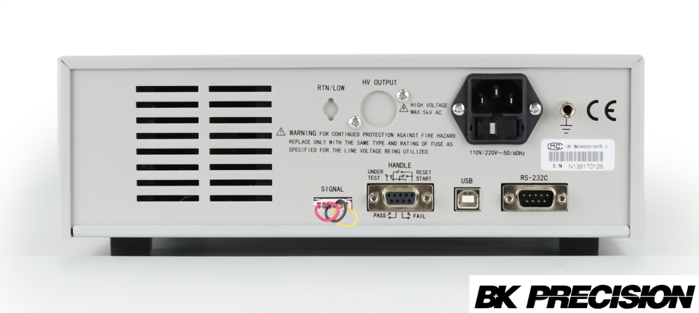AC5KV 20mA/DC6KV 10mA可程式交直流耐壓絕緣測試儀