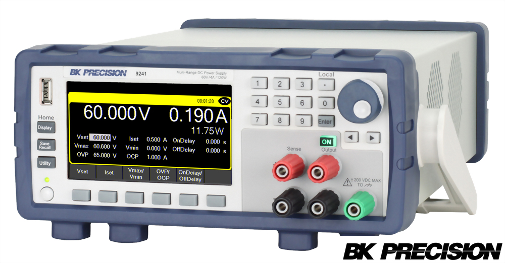 9241寬範圍單通道可程式直流電源供應器(60V/4A/120W)