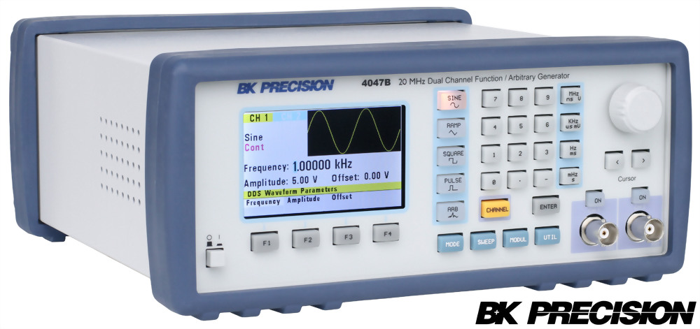 4047B 20MHz 雙通道函數波/任意波形產生器(Dual Channel Function/Arbitrary Waveform Generator)