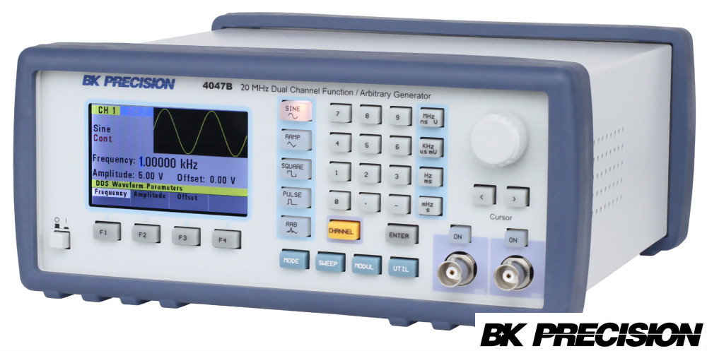 4047B 20MHz 雙通道函數波/任意波形產生器(Dual Channel Function/Arbitrary Waveform Generator)