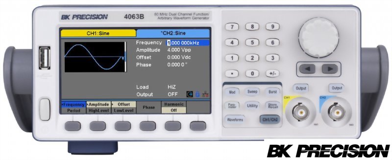 4062B 40MHz 雙通道函數波/任意波形產生器(Dual Channel Function/Arbitrary Waveform Generators)