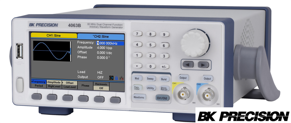 4062B 40MHz 雙通道函數波/任意波形產生器(Dual Channel Function/Arbitrary Waveform Generators)