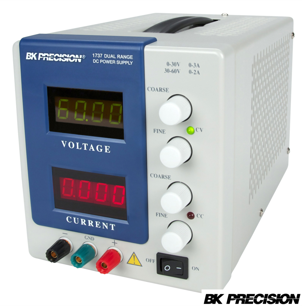 雙範圍輸出旋鈕式直流電源供應器