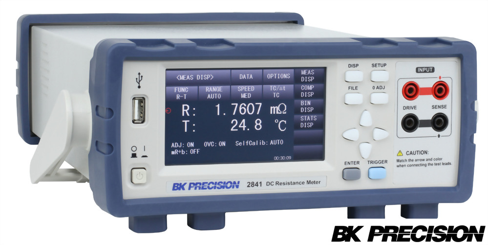 微歐姆表 DC Resistance Meter(0.1 µΩ to 100 MΩ量測範圍)