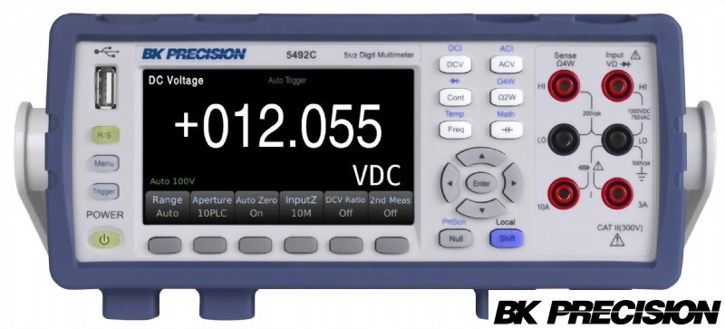 5492C & 5492CGPIB 5位半桌上型數位萬用電表