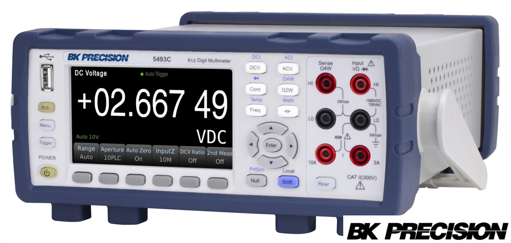5493C & 5493CGPIB 6位半桌上型數位萬用電表