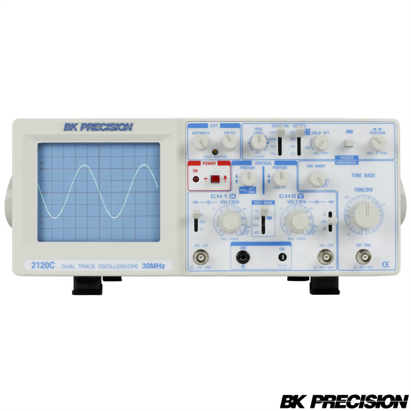 雙通道類比示波器