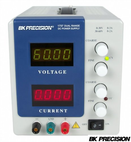 雙範圍輸出旋鈕式直流電源供應器