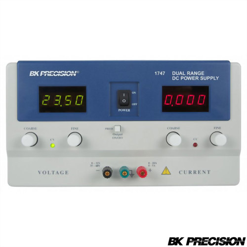 雙範圍輸出旋鈕式直流電源供應器