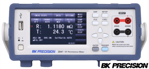 微歐姆表 DC Resistance Meter(0.1 µΩ to 100 MΩ量測範圍)