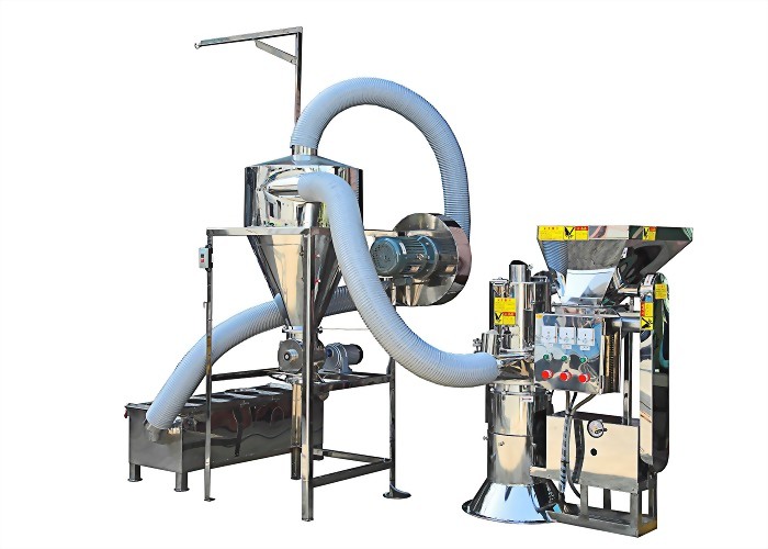 連續自動送料+集塵設施