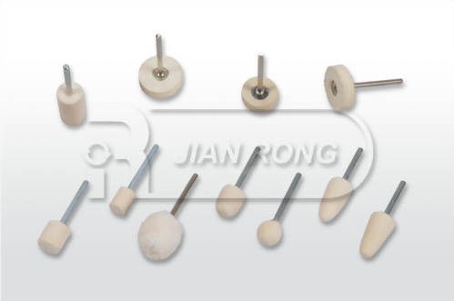 附柄羊毛3mm柄球狀