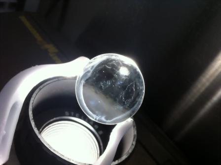 Degreasing agent for optical grinding