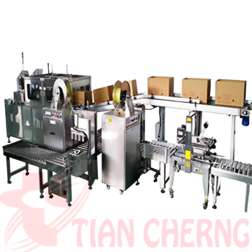 SUS Carton Sealer + Strapping Machine