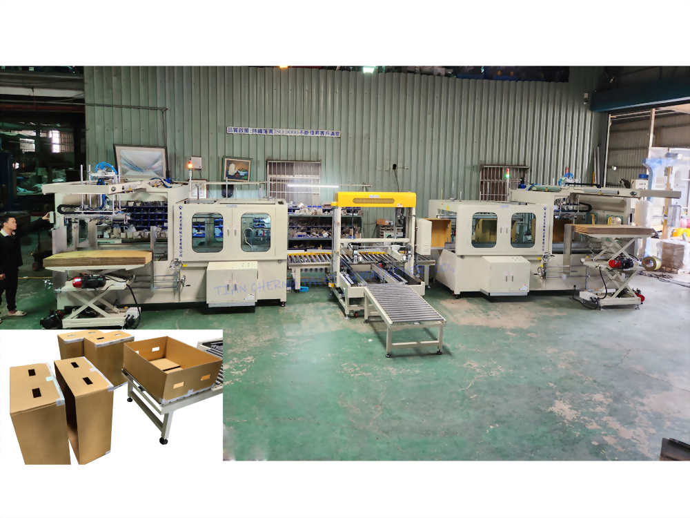 Carton Erector and Bottom H type Sealing