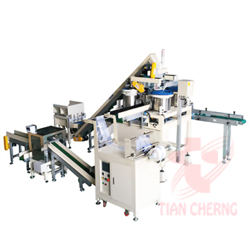 Screw Counting and Box Sealing Packaging Line