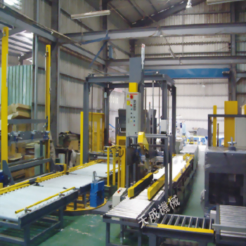 Fully Auto Pallet Stretch Wrapping Machine + Film Cover