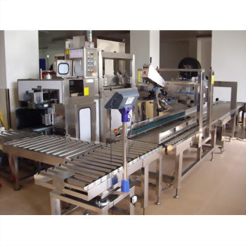 自動開箱磅重封箱捆包系統