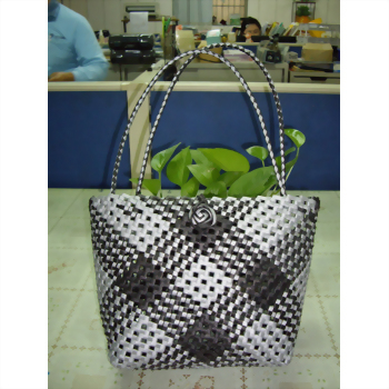 DIY成品包101-6 / 銀河橫紋手提包101-6