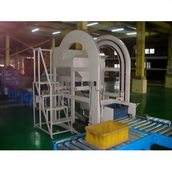 自動倒下料系統 船型桶/圓桶 (案例2)