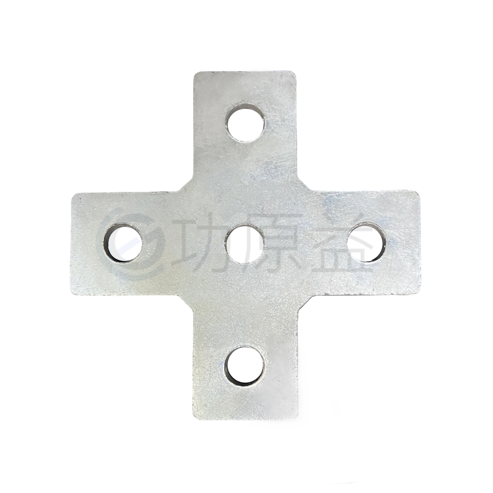十字型5孔連結片|C型鋼零配件|功原益-專業C型鋼製造商