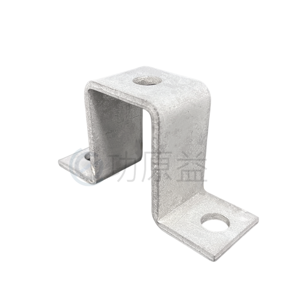 型鋼歐姆型連結片|型鋼平面一字4孔連結片|C型鋼零配件|功原益-專業C型鋼製造商