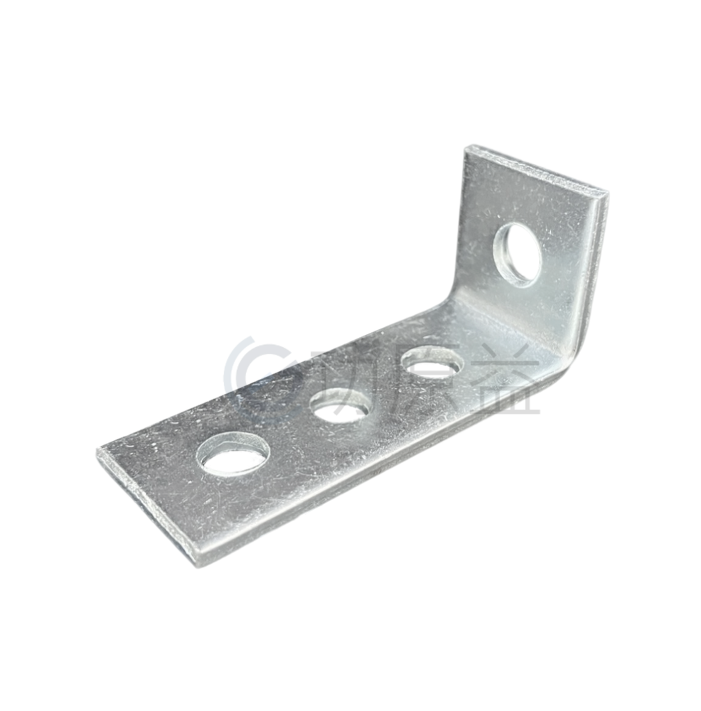 型鋼90度組合 L型1對3孔連結片|C型鋼零配件|功原益-專業C型鋼製造商