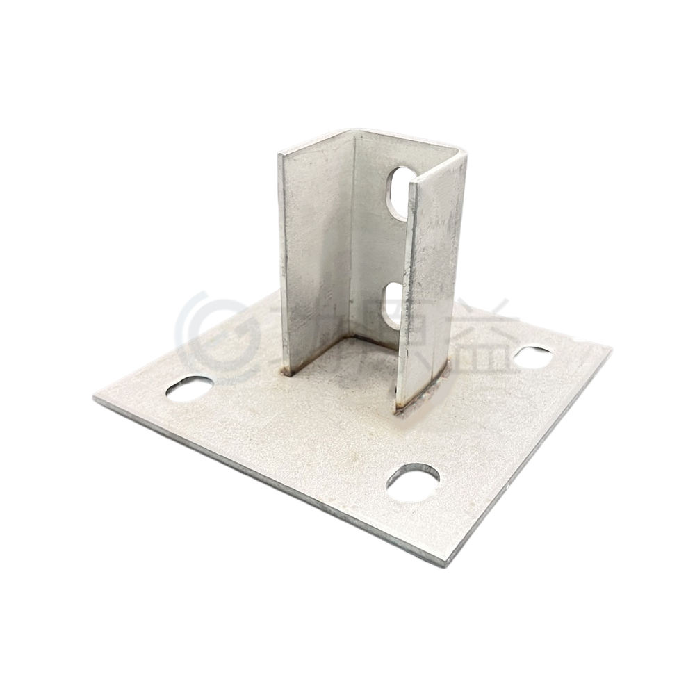 型鋼4孔底座|C型鋼配件|功原益-專業C型鋼製造商