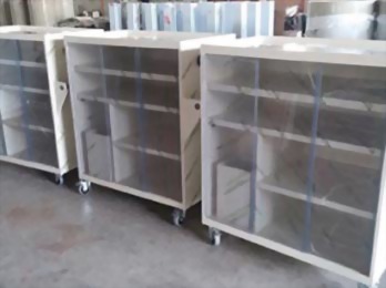 PP/PVC無塵室推車