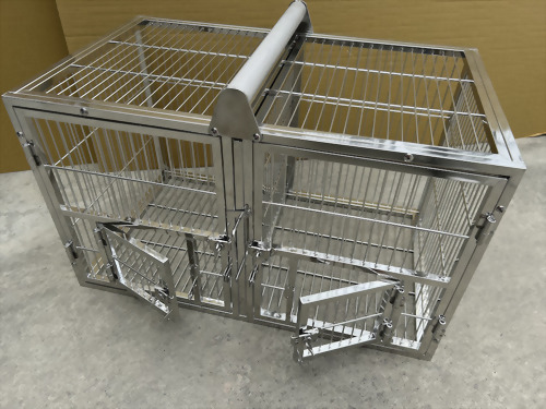 小型分隔白鐵鳥籠