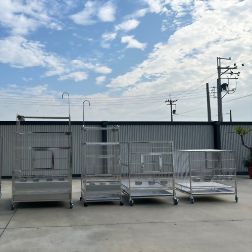 各式不同尺寸白鐵鳥籠