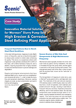 Innovative Material Solution for Warman Slurry Pump Seal