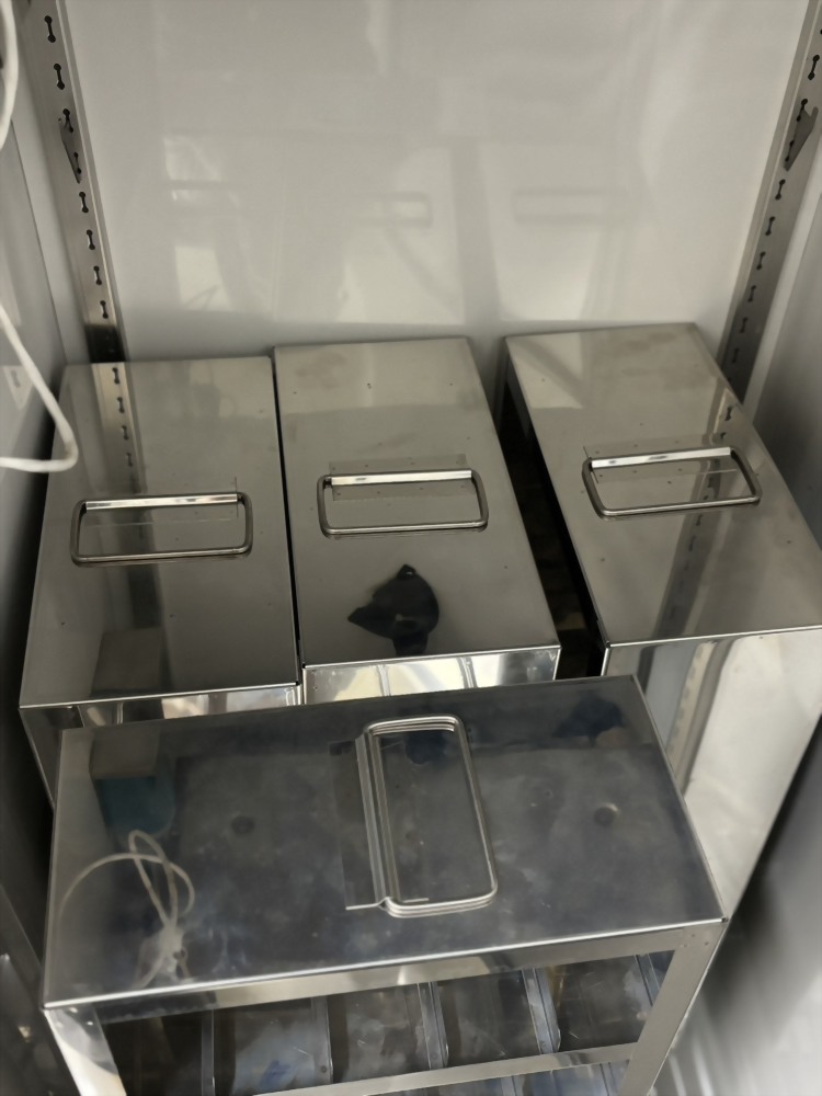 不鏽鋼冷凍保存盒架｜低溫儲存收納架