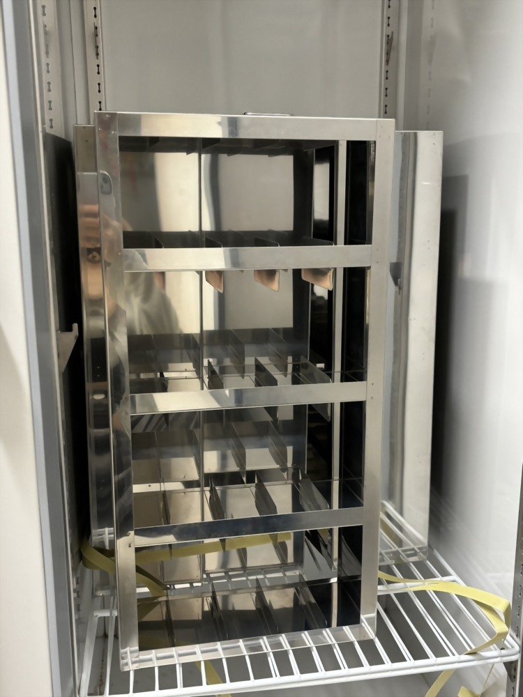 不鏽鋼冷凍保存盒架｜低溫儲存收納架