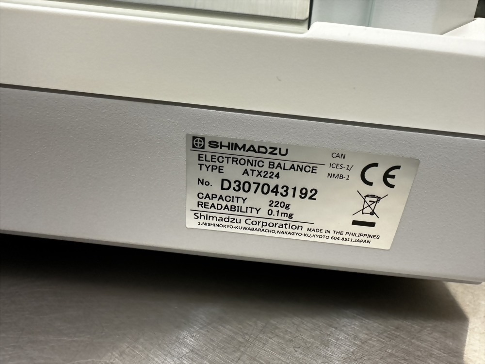 電子分析天平 SHIMADZU ATX224｜高精度實驗室天平